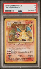 Charizard - 4/102 - Holo Rare - Unlimited Edition - PSA 1
